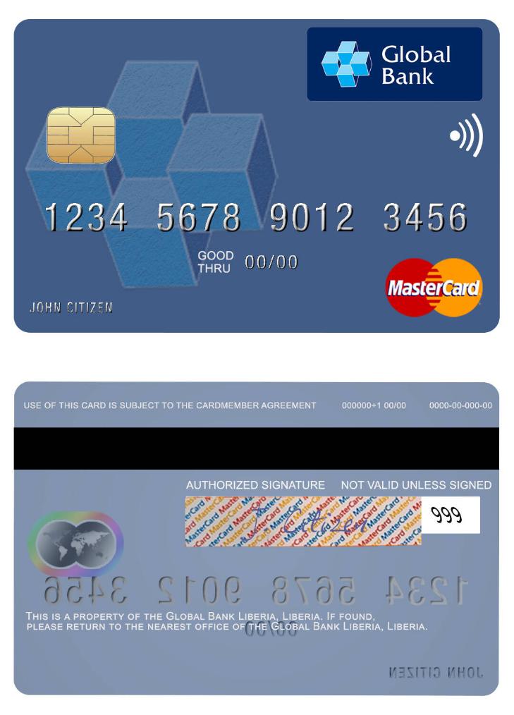 Liberia Global Bank Liberia mastercard
